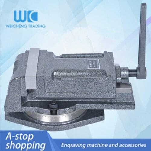 QH heavy-duty milling machine flat-nose pliers, drilling machine precision angle solid bench vise 4 inch