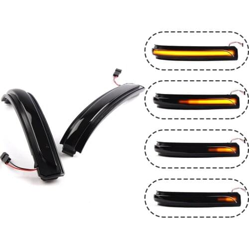 2Pcs LED Dynamic Rearview Mirror Turn Signal Lights For Mercedes Benz A Class W169 B Class W245 2008-2011 Side Mirror Indicator