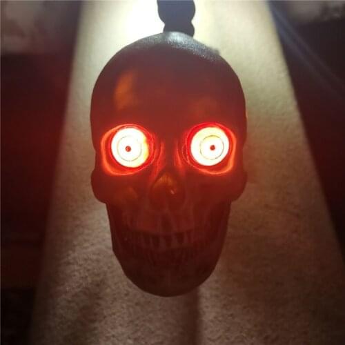 Halloween Skull LED Night Light Skeleton Head Wall Lamp Battery Powered Holiday Lamp Gift Home Bar Halloween Decoration