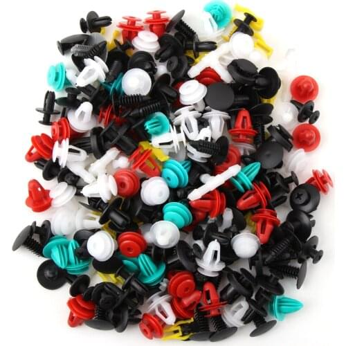 200pcs Universal Mixed Clips for Renault Megane 2 3 Duster Logan Clio 4 3 Laguna 2 Sandero Scenic 2 Captur Fluence Kangoo