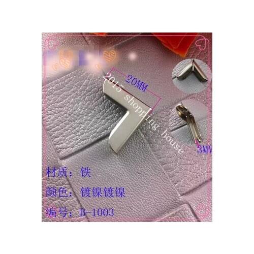 High-grade refined metal corner creative notebook notebook stationery silver color 20mm