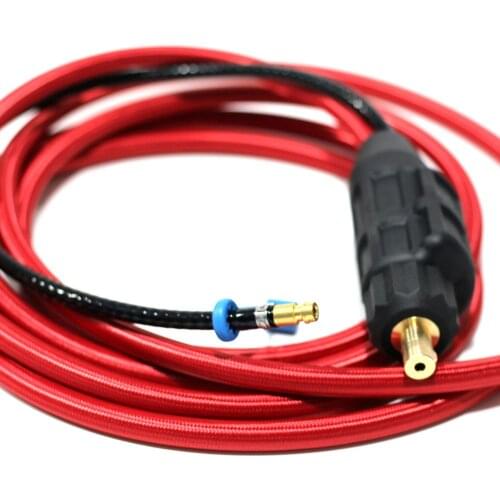 WP9 Red Soft Welding Cables with Easy Change Connector