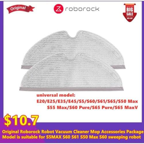 Original Roborock sweeping robot spare parts for S5MAX S60 S61 S50 Max S60 vacuum cleaner mop accessory package