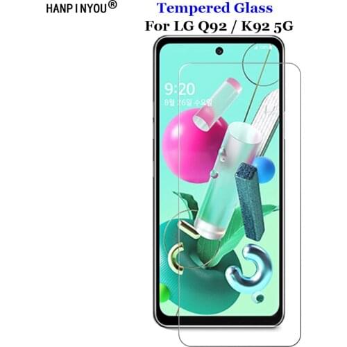 For LG Q92 / K92 5G Tempered Glass 9H 2.5D Premium Screen Protector Protection Film