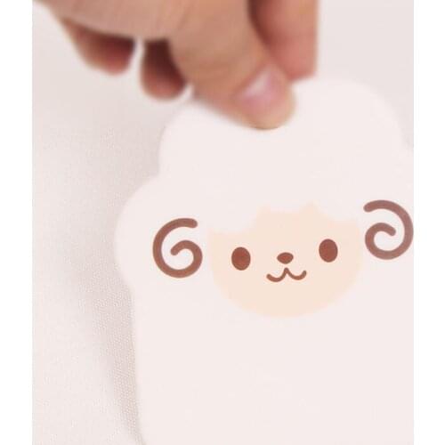 100pcs Creative Sheep Shape Silicone Dish Squeegee Pan Cleaning Scraper Pastry Spatulas Cooking Tools ZA6696