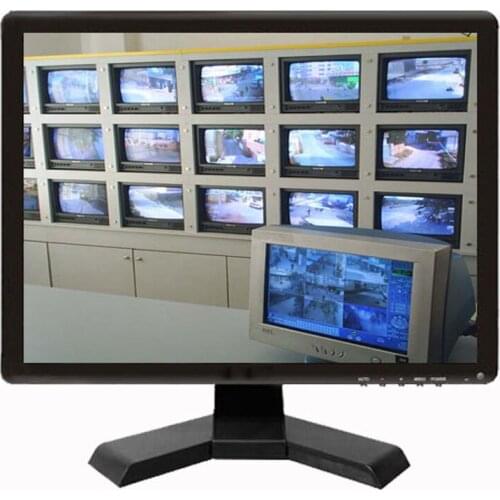 15 inch PC monitorsecurity LCD monitor with HDMI VGA av BNC interface