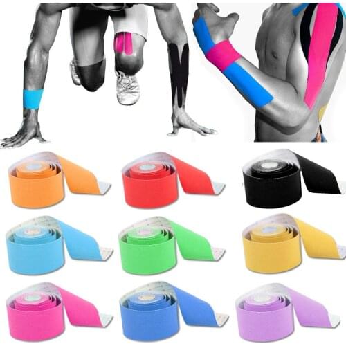 5M*5cm Sports Elastic Kinesiology Tape Roll Physio Muscle Strain Injury Support