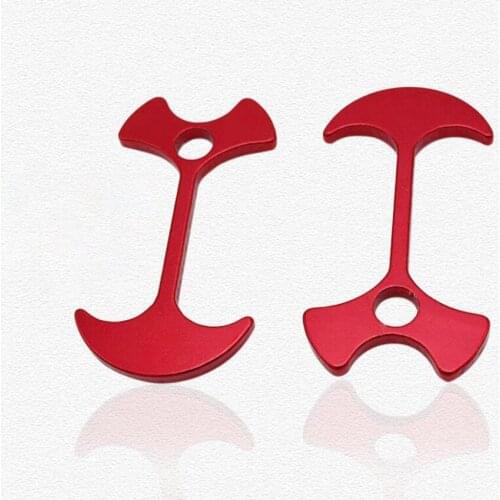 5PCS/Lot Ultralight Aluminum Fishbone Hooks, Wind Rope Tensioner Camping Hook Cord Adjuster for Tent Camping Hiking Backpacking