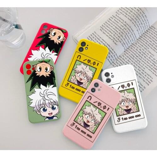 Hunte X Hunter HXH Gon Killua Anime Phone Cover For iPhone 12 11 Pro Max Mini XR X XS 7 8 6 6S Plus 5 5S SE 2020 Soft Case Funda