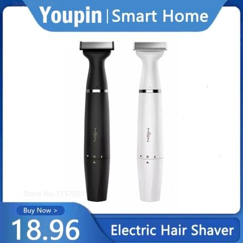 Youpin MSN Electric Hair Shaver Waterproof Dry & Wet Razor Body Leg Armpit Hair Eyebrow Trimmer Men Shaving Machine Face Care