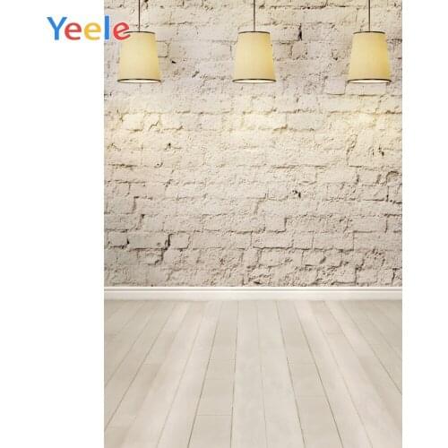 Yeele Photophone Grunge Brick Wall Chandelier Photography Backgrounds Customized Photographic Backdrops for Photo Studio Shoot