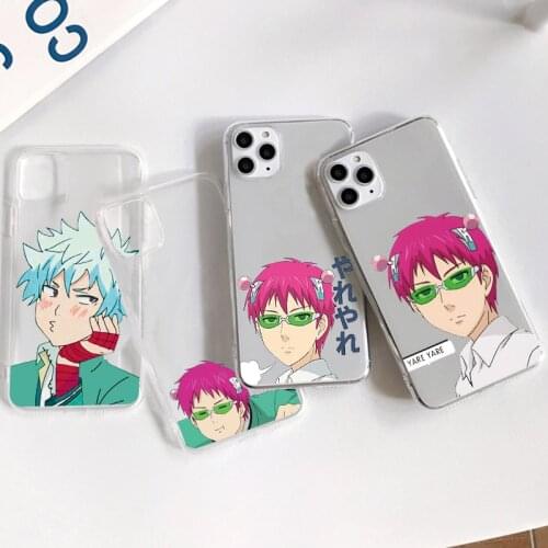 The Disastrous Life of Saiki K Funda For Xiaomi Redmi Mi Note 8 8T 9 9S 10 S 10T 11 7 6 5 Lite Pro Max Poco F3 X3 NFC Case Cover