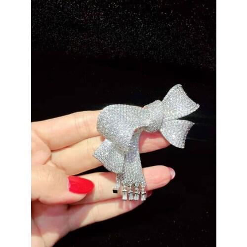 High Quality CZ Cubic Zirconia Pendant And Connector Fine Jewellery Making