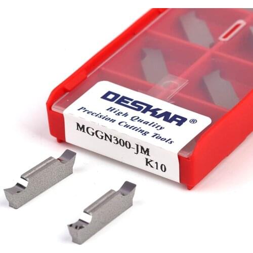 10Pc MGGN150-JM K10 MGGN 200/300/400/500 CNC Machine Tool Carbide insert Lathe Turning Cutting Groove Blade Wear-resistant Sharp