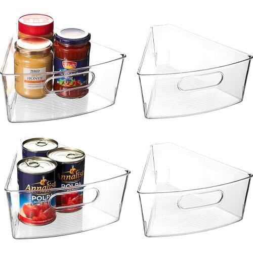 Refrigerator Organizer Soda Can Dispenser Beverage Transparent Holder For Fridge Freezer Kitchen Food Storage Cabinets Rack