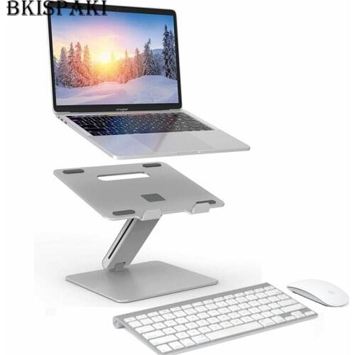 Laptop Stand Height Adjustable Aluminium Desktop Sofa Bed Laptop Stand Alloy Free Lift Notebook Heighten Holder for MacBook Pro