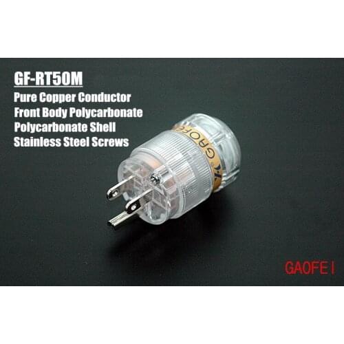 1set GAOFEI HIFI audio amplifier pure copper American standard power plug