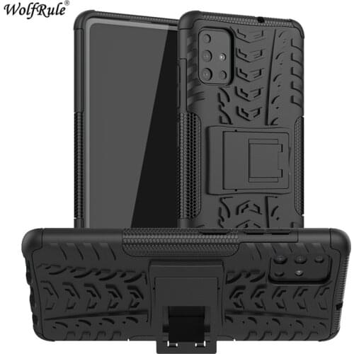 Armor Holder Case For Samsung Galaxy A51 Case For Samsung A71 Cover TPU & PC Phone Bumper For Samsung Galaxy A71 A51 5G Funda