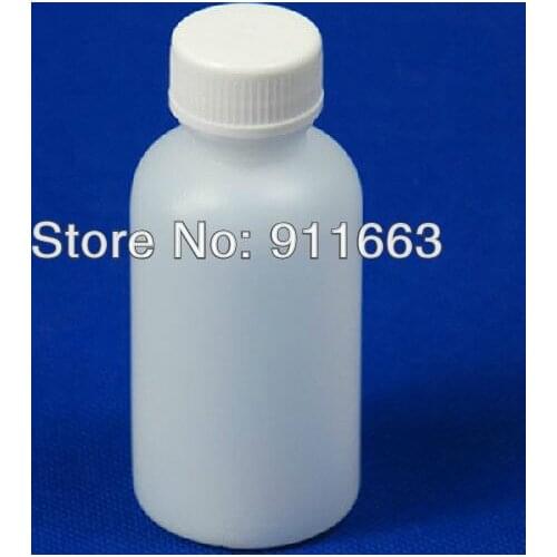 100 ml 50pcs medical translucent plastic liquid bottles for -HDPE material
