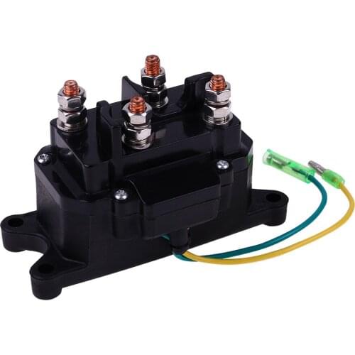 12V Universal Solenoid Relay Contactor Winch Rocker Switch for ATV UTV