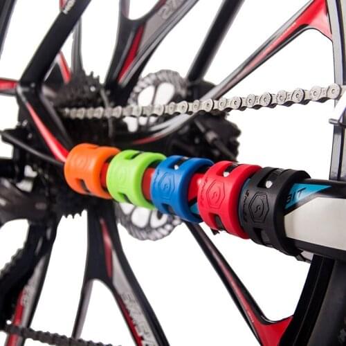 4 PCS Bicycle Frame Protector Chainstay Protector Bicycle Chain Stay Guards For Cycling Bike Chain