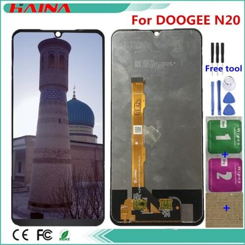 6.3 inch phone Lcd For DOOGEE N20 LCD Display+Touch Screen Digitizer Assembly black New LCD+Touch Digitizer For DOOGEE N20