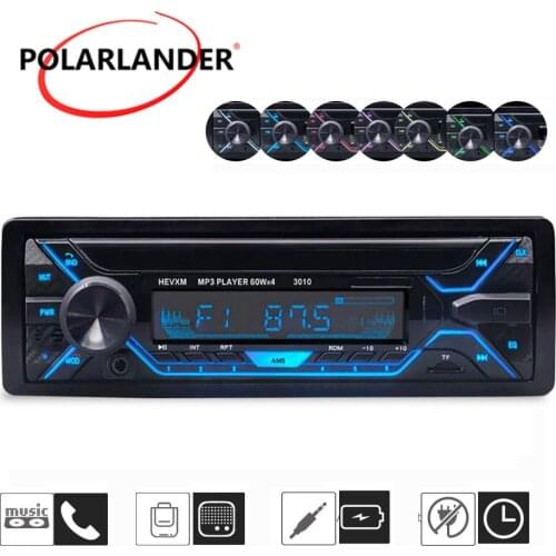 Car Aux MP3 Player 3010 12V Single Din Car Stereo Audio New Microphone Bluetooth In-dash FM car radio 3.5 inch 1 Din