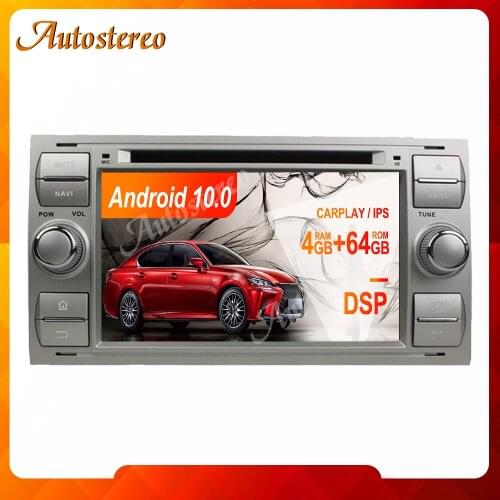 DSP Android 10.0 PX5/PX6 Car CD DVD Player GPS Map Navigation For FORD 2006 Car Multimedia Player Head Unit Auto Radio Dashboard