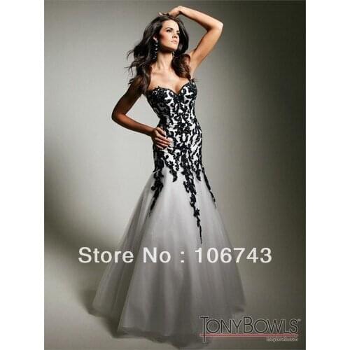 Free shipping formal 2015 elegant dress Black lace Applique Mermaid Long saia social Prom gown Homecomong custom Evening Dresses