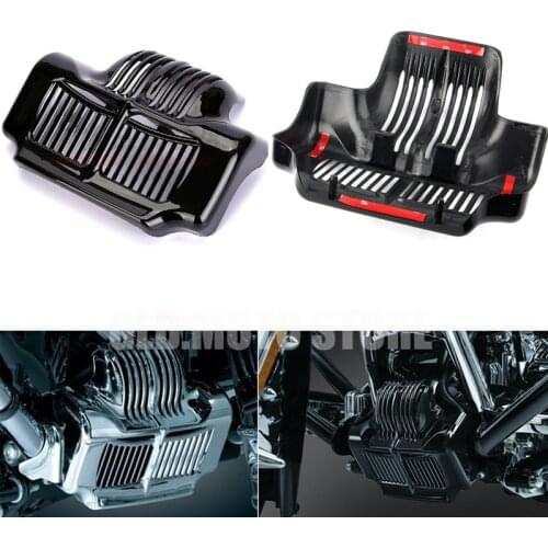 Oil Cooler Cover Radiator Case For Harley Touring Road King Electra Street Glide Trike Freewheeler FLHT FLTR FLHX 2011-2014 2015