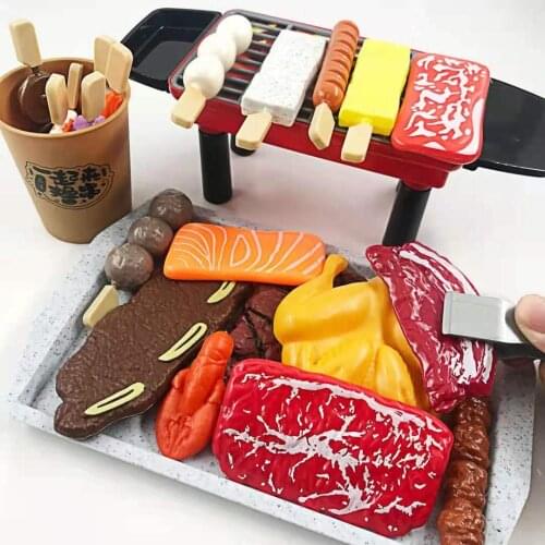 Children over every toy simulation food string incense barbecue hot pot Kanto cooking malatang bulk simulation oven