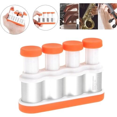 Children Hand Finger Exerciser Tension Range 2LB -5LB Aluminum Alloy Hand Grip Trainer for Guitar Piano Violin Player