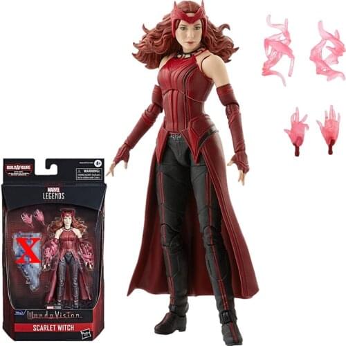 Hasbro New Marvel Legends Series 6-inch Scarlet Witch Action Figure Collection Model Boy Gift for Kids Age 4 and Up