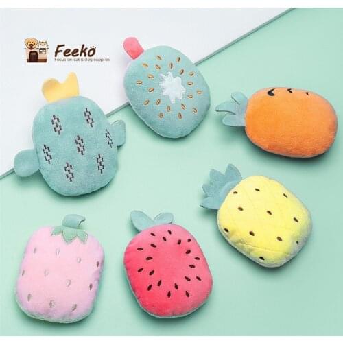 Feeko 6/2Pcs Cats Toys Catnip Interactive Play Squeak Toy For Kitten Pet Cat Supplies Teething Chew Plush Toys Cat Accessories