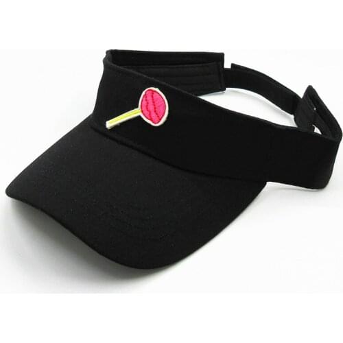 LDSLYJR Lollipop candy embroidery cotton Visors Baseball Cap Adjustable Snapback cap for men and women 185