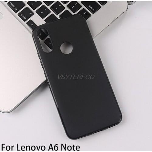 Soft TPU Phone Cases For Lenovo A6 Note Back Cover Anti-knock Black Silicone Case Lenovo A6 Note A6Note Mobile Phone Accessories