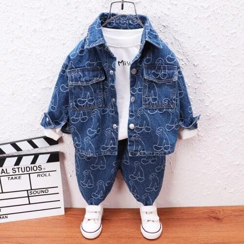 0-5 Year Spring Autumn Boy Girl Clothing Set 2021 New Fashion Active Coat+Shirt+Pant Kid Children Baby Toddler Boy Girl Clothing