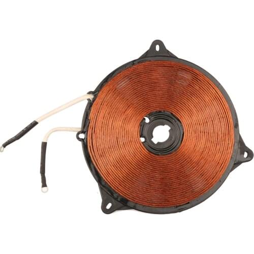 1800W 220V Electromagnetic Heating Control Panel, Copper Wire Induction Coil 195*170*165mm Induction Heater