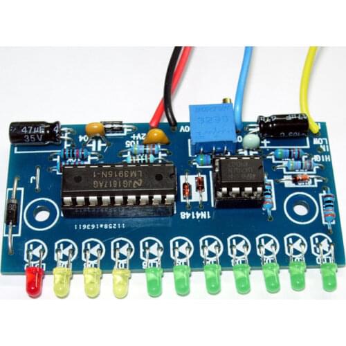 Speech Amplifier Pre-stage Power Amplifier Level Meter VU Meter Power Meter 10 Lights LED Indication