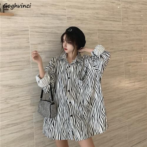 Shirts Women Zebra Print Single Breasted Elegant Shirt Womens Fashion Designer High Quality Stylish Chic Leisure Clothing Ladies