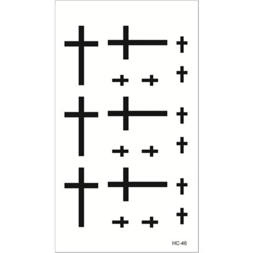 Convenient Nice-looking Sweat Proof Tattoo Sticker Non-irritating for Adults