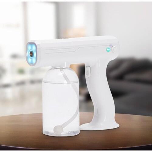 Hair Spray Humidifier Spray Gun Handhold Electrostatic Steam Wireless Blue Ray Sprayer