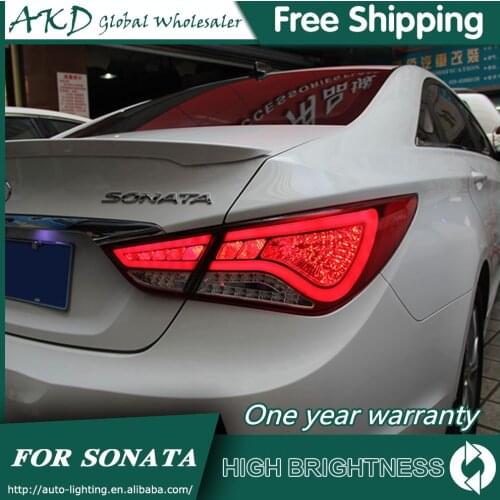 Tail Lamp For Car Hyundai Sonata8 MK8 2011-2016 Tail Lights Led Fog Lights DRL Daytime Running Lights Tuning Car Accessories
