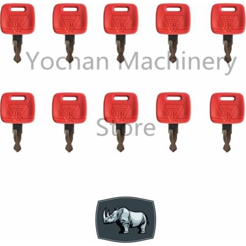 10 Pcs RE183935 Ignition Key For New John Deere Tractor RE43492 RE71557 Free Shipping