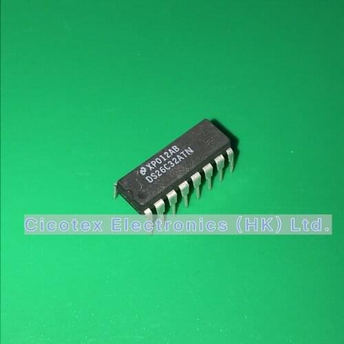 5pcs/lot DS26C32ATN DIP16 DS 26C32 ATN IC RECEIVER 0-4 16DIP DS26C32ATN/NOPB