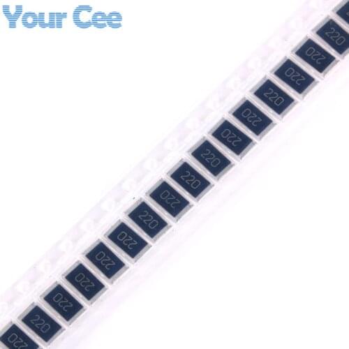 50 pcs 2512 SMD Chip Resistor 22 ohm 22R 220 1W 5% Electronic Passive Component