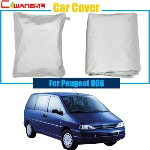 Cawanerl Car Cover Auto Rain Sun Snow Resistant Protection Cover UV Anti Dustproof For Peugeot 806
