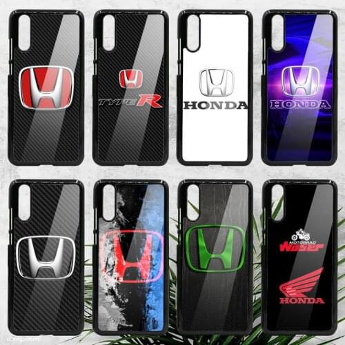 Red-black car brand-Hondaa-design Phone Case For Samsung galaxy S note 8 9 20 10 e lite2019 plus pro ultra Hard TPU PC