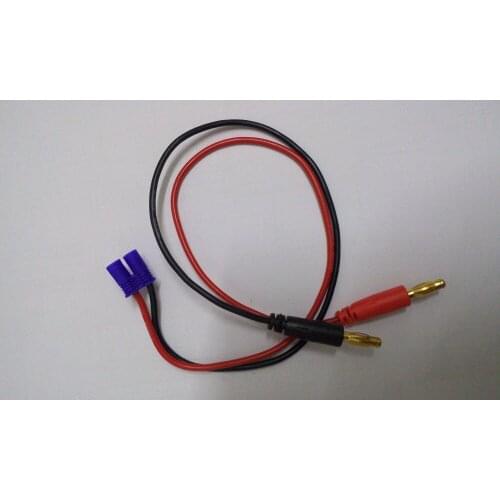 EC2 male+16AWG silicone cable+banana plug, for Hubsan H501S Battery charger MAX B6
