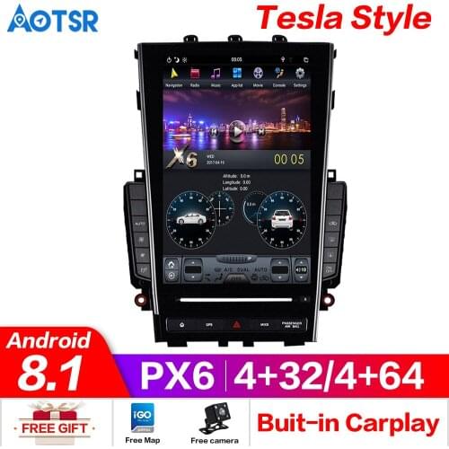 Android 9.0 Tesla Style GPS Navigation for Infiniti Q50L 2015-2018 Car Auto Radio Stereo Multimedia Player Head Unit Recorder